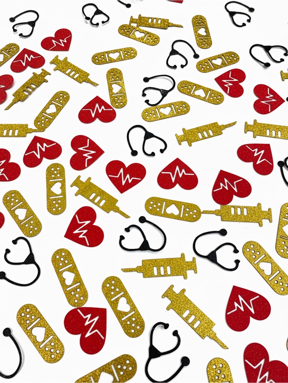 Nurse Confetti Mix – RN Graduation Party Decor | Nursing School Celebration